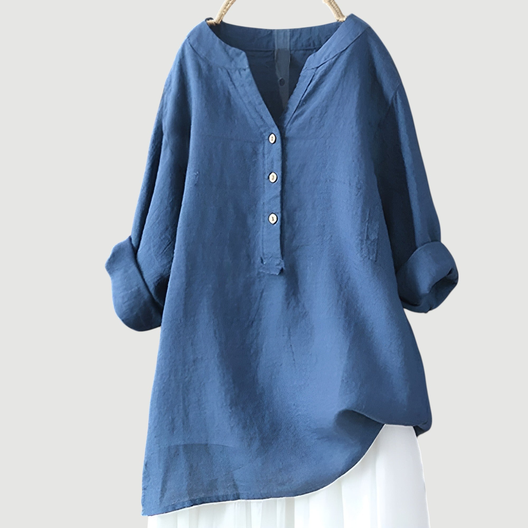 Karin™ | Luchtige Blouse met Knopen